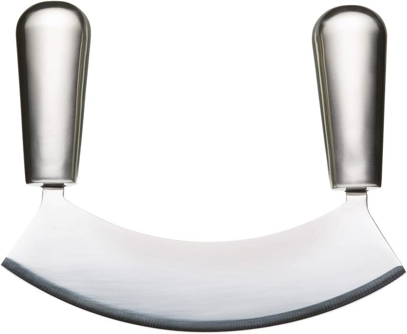 Master Class MasterClass Acero Stainless Carbon Steel Single-Blade Mezzaluna/Hachoir, 18 cm (7") - Image 1
